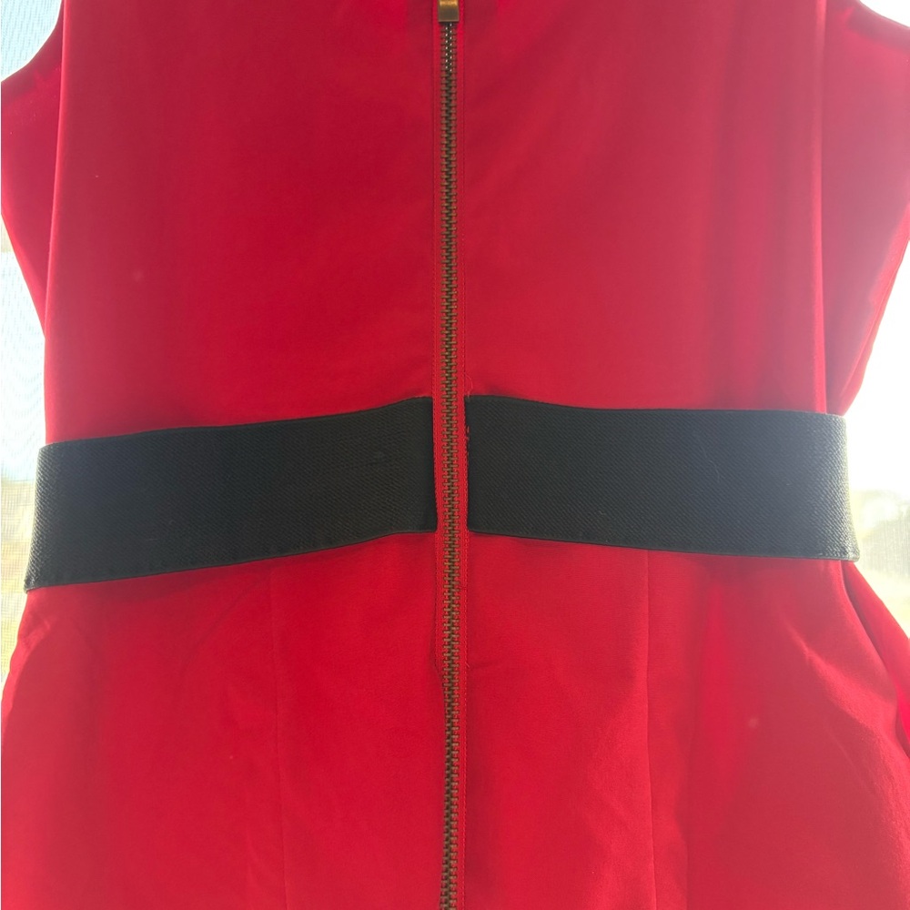 Alythea Vibrant Red Ruffled Blouse - Picture 5 of 16
